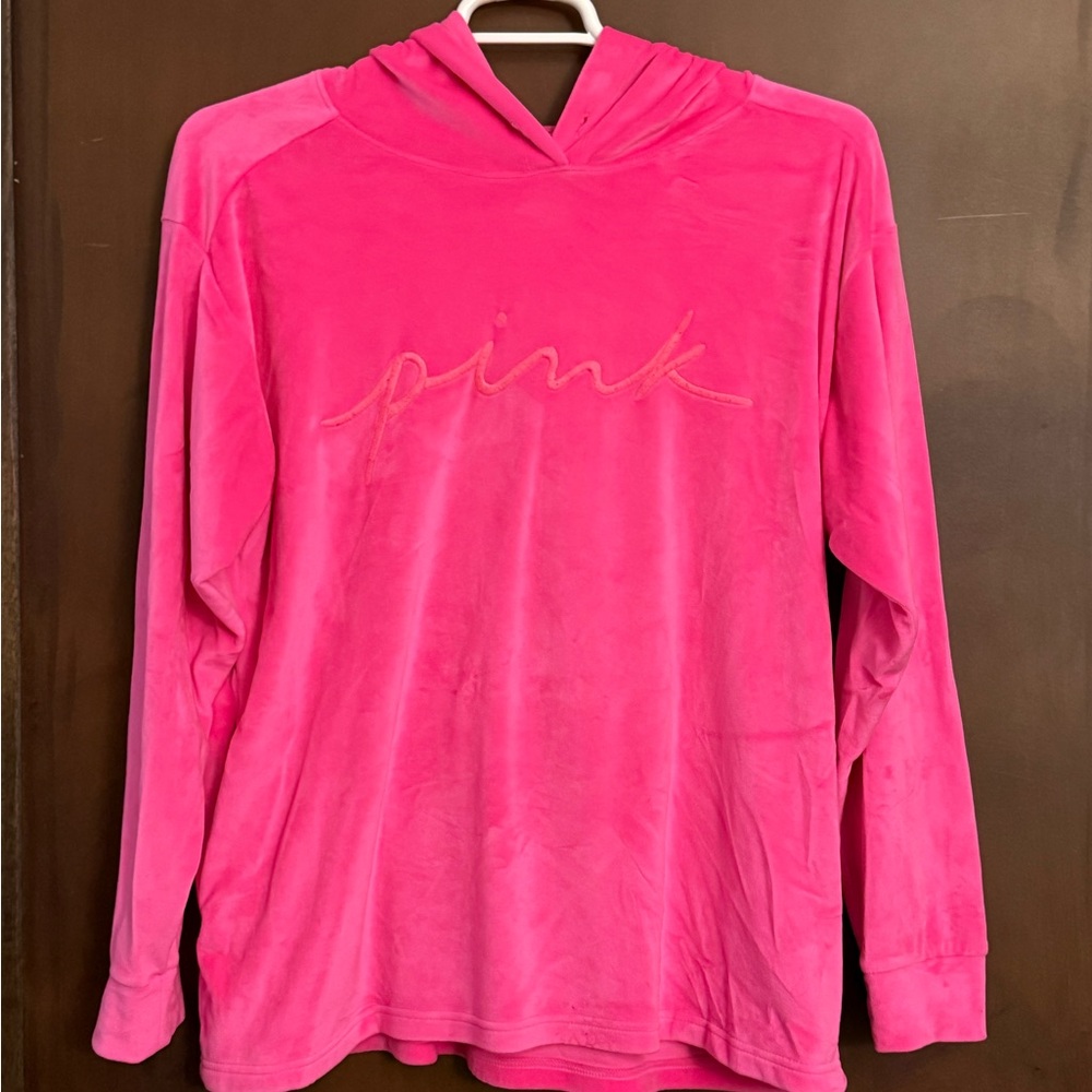 PINK Victoria's Secret Bright Pink Hoodie